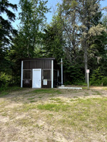 Fish filleting shack.