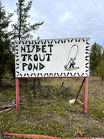 Nisbet Trout Pond Sign.