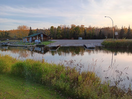 Boat launch at the marina.