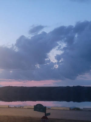 Sunset at Little Manitou Lake