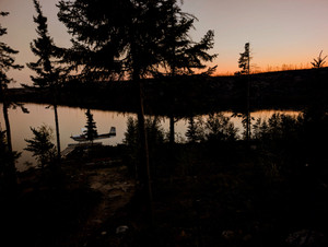 Absolutely stunning sunset at Nemeiben Lake on the evening of the 12th. Not a breath of wind and not a cloud in the sky.