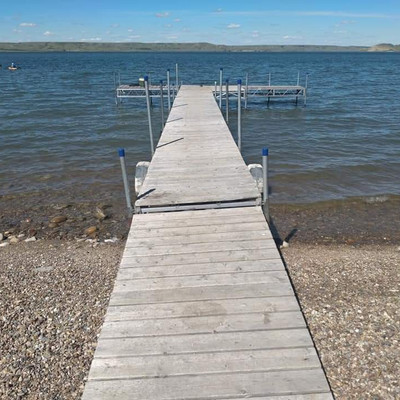 Fishing dock at Cypress Lake recreation site