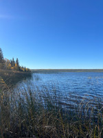 View of the lake.