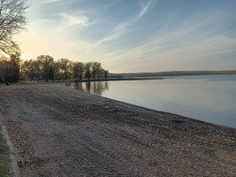 The beach.