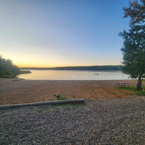 Beach area at regional park