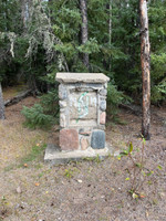 Memorial sign for Olaf Hanson is falling apart.