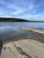 Cement launch and dock.