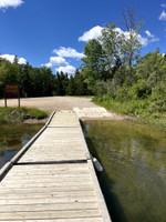 Boat launch and dock.