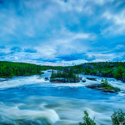 Bottom end of Burr Falls