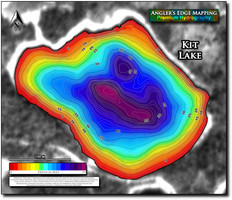 Angler's Edge map for Kit Lake