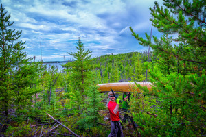 portage near Sawatzky rapids