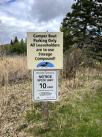 Boat launch signage #2