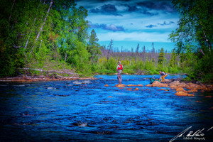 just working our way out of White lake up the Thompson River