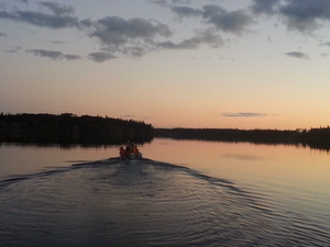 Taken from the dock of our trappers cabin at Piprell Lake