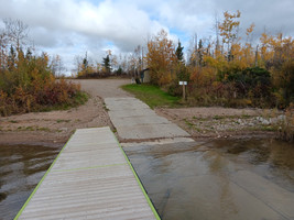 Boat launch at the Murray Doell Campground.