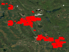 FIRMS map from May 14, 2025.
