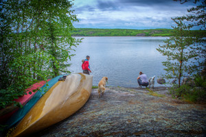 view from the campsite