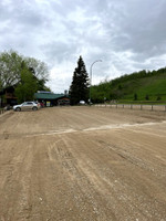 Regional Park parking lot and store.