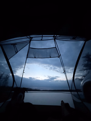 Camping at Zeden Lake