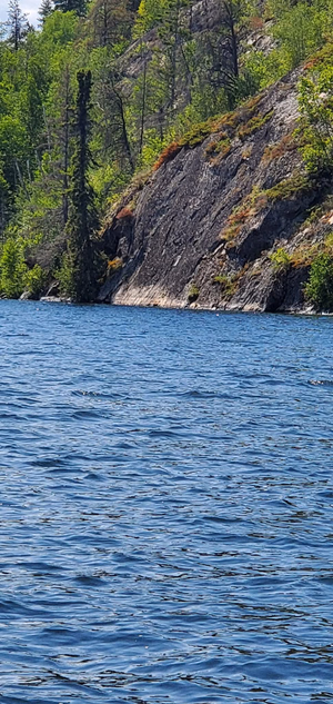 Rugged shore line