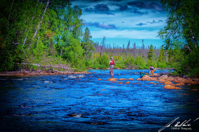 just working our way out of White lake up the Thompson River