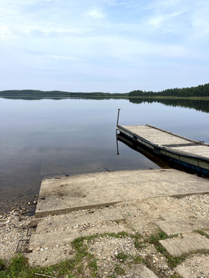 Cement launch and dock.