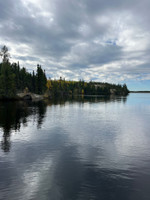 Lake shoreline.