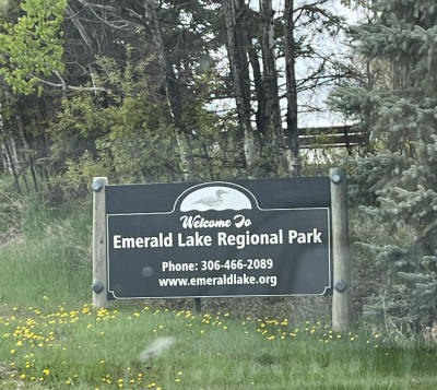 Regional park welcome sign