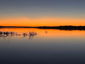 Sunset at Kenosee Lake