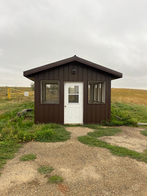 Fish filleting shack.