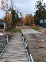 Cement launch and dock.