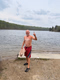 First lake of 70 swam in this year.