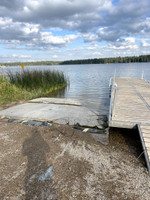 Cement launch and dock.