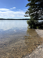 Lake shoreline.