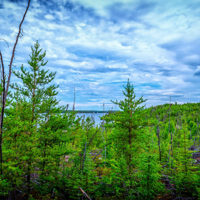 portage near Sawatzky rapids