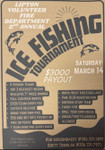 Poster for Lipton Volunteer Fire Department 2nd Anual Ice Fishing Tournament