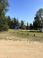 Beach playground.