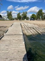 Cement launch and dock.