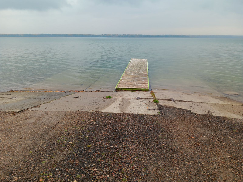 Boat launch and dock.