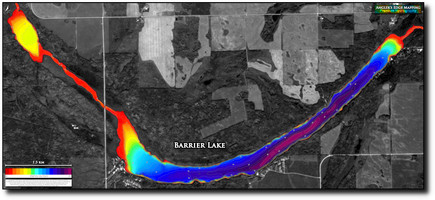 Angler's Edge map for Barrier Lake