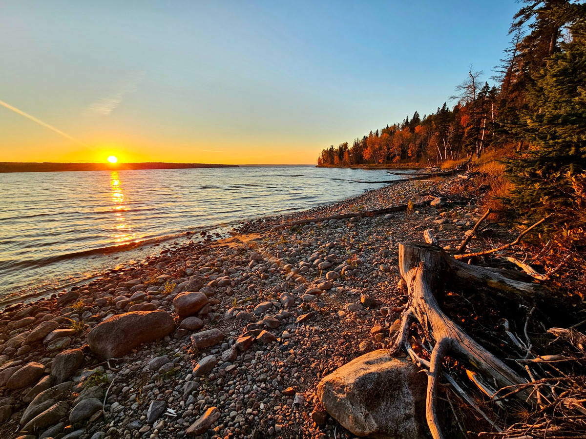 Sunset at Waskesiu 
