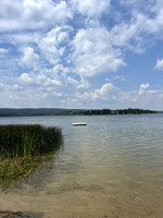 Swimming area at the beach.