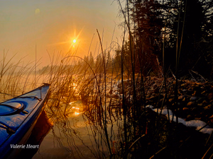 Smokey Sunrise paddle
