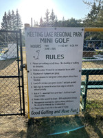 Mini-golf rules.