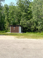 Outhouse at the boat launch.