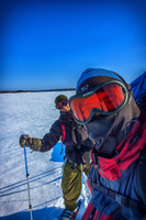 snowshoeing in the back country.