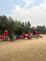 Playground on the beach.