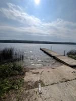 Cement launch and dock.