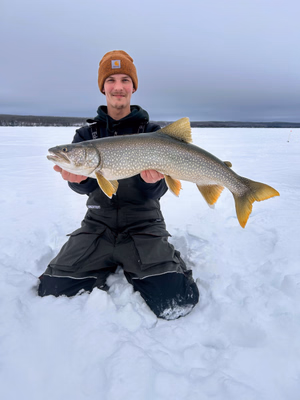 Ice fishing on Little Bear. January/2026